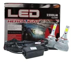 Kit 20 Lâmpadas Led 6000k 4400 Lumen Super Branca Atacado H7