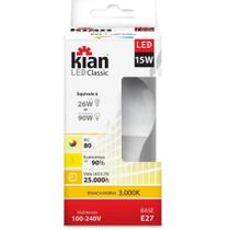 Kit 20 Lâmpadas Led Bulbo E27 15w 6,5k Biv Kian Kit 20 Lâmpadas Led Bulbo E27 15w 6,5k Biv Kian