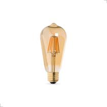 Kit 20 Lâmpadas Pera Ambar Retrô Vintage Filamento Led 4w Lm558