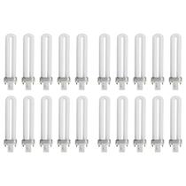 Kit 20 Lampadas Pl Compacta Lightex G23 2 Pinos 9w 2700k