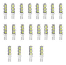 Kit 20 Lâmpadas Tiger Pingão T10 - 13 Leds