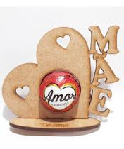 Kit 20 Lembranças Porta Bombom Dia Das Mães Mdf Cru - Modelo 2