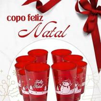 kit 20 lembrancinhas Copos Boneco de Neve para confraternização