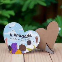 Kit 20 Lembrancinhas MDF Dia do Amigo: Ideal para Compartilhar Carinho Kit 20 Lembrancinhas MDF Dia do Amigo: Ideal para Compartilhar Carinho