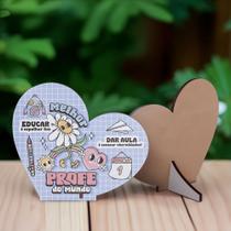 Kit 20 Lembrancinhas MDF Dia dos Professores