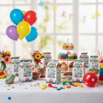 Kit 20 Lembrancinhas para Dia das Crianças: Caixinhas Milk Exclusivas