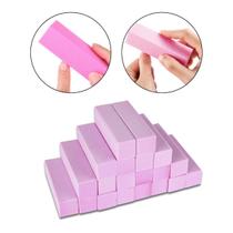 Kit 20 Lixa Bloco Rosa Polidora Fecha Poros Polir Unhas Kit 20 Lixa Bloco Rosa Polidora Fecha Poros Polir Unhas