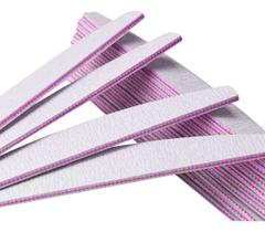 Kit 20 Lixas buffer Polidor modelador Unhas Gel fibra natural