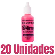 Kit 20 Loção Milagroso Delima Trata e Hidrata Pés Evita Rachadura