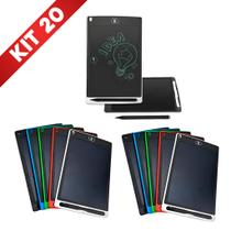 Kit 20 Lousa Mágica Tela Lcd Tablet Infantil Escrever Desenhar Brinquedo Infantil Menina Menino 10 Polegadas Kit 20 Lousa Mágica Tela Lcd Tablet Infantil Escrever Desenhar Brinquedo Infantil Menina Menino 10 Polegadas