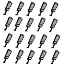 Kit 20 Luminária Refletor Para Poste Solar 200w Parede, Corredor Jardim Kit 20 Luminária Refletor Para Poste Solar 200w Parede, Corredor Jardim