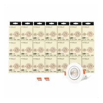 Kit 20 Luminária Teto Embutida Spot Led Frio Luxo Nitrolux Kit 20 Luminária Teto Embutida Spot Led Frio Luxo Nitrolux