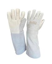 Kit 20 Luva Segurança Vaqueta Mista Punho 20cm Soldador Kit 20 Luva Segurança Vaqueta Mista Punho 20cm Soldador