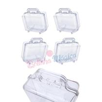 Kit 20 Maleta Maletinha Acrilica Cristal Brinquedo lembrancinha Festa Aniversario Infantil Criança Kit 20 Maleta Maletinha Acrilica Cristal Brinquedo lembrancinha Festa Aniversario Infantil Criança