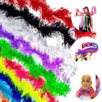 Kit 20 Marabu 1,5m Festivo Coloridos neon Colar Carnaval