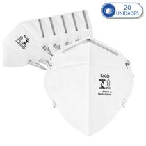 Kit 20 Máscaras 3M 9920H Descartáveis para Proteção Respiratória PFF2(S)