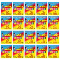 Kit 20 Massinha De Modelar 6 Cores Magix 65g Multicolor