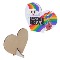 Kit 20 MDF Coração Lembrancinhas Enfeite