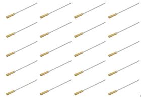 Kit 20 mini espeto churrasco coraçao inox 39 cm churrasquinho matrinox