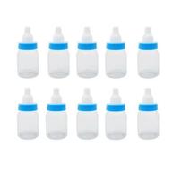 Kit 20 Mini Mamadeira Lisa Azul Para Lembrancinha 50ml Kit 20 Mini Mamadeira Lisa Azul Para Lembrancinha 50ml