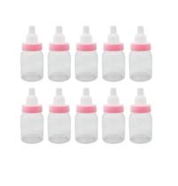 Kit 20 Mini Mamadeira Lisa Rosa Para Lembrancinha 50ml Kit 20 Mini Mamadeira Lisa Rosa Para Lembrancinha 50ml