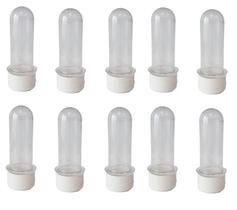 Kit 20 Mini Tubete 8Cm Acrílico Para Personalizar Festa Kit 20 Mini Tubete 8Cm Acrílico Para Personalizar Festa