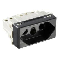 Kit 20 Módulo Tomada 10a/250v- Tramontina Liz Grafite Kit 20 Módulo Tomada 10a/250v- Tramontina Liz Grafite