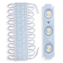 Kit 20 Modulos 3 Leds Branco Quente 2835 0.72w Ip65