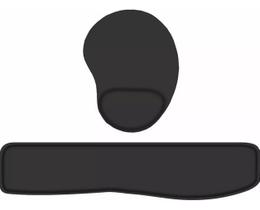 Kit 20 Mousepad + 20 Apoio Ergonômico Teclado Antiderrapante
