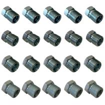 Kit 20 Niples De Aço Para Conexão 6 8 10 12mm O'ring Rosca