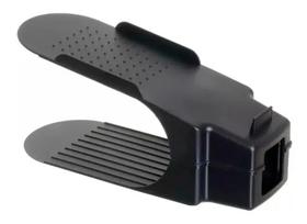 Kit 20 Organizador De Sapato Tenis Sapateira Com Regulagem Altura Preto Kit 20 Organizador De Sapato Tenis Sapateira Com Regulagem Altura Preto
