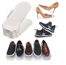 Kit 20 organizadores de sapato, salto e tênis Branco com3 regulagens de Altura Kit 20 organizadores de sapato, salto e tênis Branco com3 regulagens de Altura