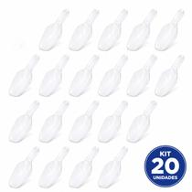 KIT 20 Pá Dosadora 20cm Colher Pegador Ração Cereais Farinha Açúcar Gelo Grãos KIT 20 Pá Dosadora 20cm Colher Pegador Ração Cereais Farinha Açúcar Gelo Grãos