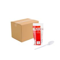 Kit 20 Pacotes de Colheres Refeição Branco com 50 Unidades Cada Prafesta