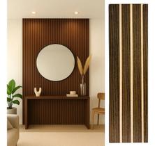 Kit 20 Painel Ripado Autocolante Mdf C/ Dupla Face 45x11