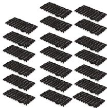 Kit 20 Paletes Plástico Estrado Pallet Resistente 50x50 Preto Kit 20 Paletes Plástico Estrado Pallet Resistente 50x50 Preto