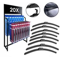 Kit 20 Palhetas Limpador Parabrisa Gancho G 14 Polegadas