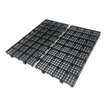 Kit 20 Pallet Estrado Plásticos Preto 25x50x2,5cm Plástico Kit 20 Pallet Estrado Plásticos Preto 25x50x2,5cm Plástico