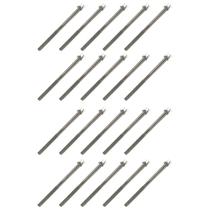 Kit 20 Parafuso Afinação de Bateria 110mm x 5mm 7/32