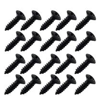 Kit 20 Parafuso Escudo 3Mm X 12Mm Guitarra Baixo Preto Kit 20 Parafuso Escudo 3Mm X 12Mm Guitarra Baixo Preto