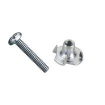 Kit 20 Parafusos E 20 Porca Garra 1/4 X 10mm