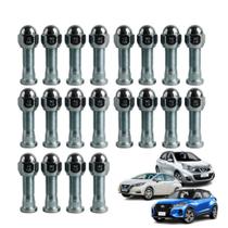Kit 20 parafusos tras. com porcas Nissan March Versa Kicks Kit 20 parafusos tras. com porcas Nissan March Versa Kicks