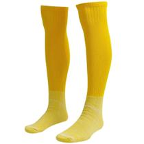 Kit 20 Pares Meião Amarelo Futebol Adulto Reforçado - TRB