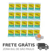 Kit 20 Pastilhas de Cloro de Piscina - 200 GR Aqua Marine