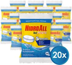 Kit 20 Pastilhas De Cloro Hcl Penta Hidroall Piscina Atacado