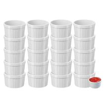 Kit 20 pcs Molheira Ramekin Potinhos Pote Molho Petisco Coza 150ml Tigela Bowl Uno Kit 20 pcs Molheira Ramekin Potinhos Pote Molho Petisco Coza 150ml Tigela Bowl Uno
