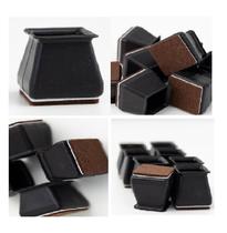 Kit 20 Pé Quadrado Protetor De Silcone C Feltro Pe Cadeira Kit 20 Pé Quadrado Protetor De Silcone C Feltro Pe Cadeira