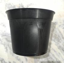 Kit 20 peças de vaso plástico nº14 para suculentas ou violetas - cor preta