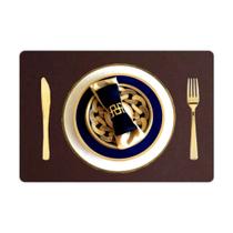 Kit 20 Peças Jogo Americano Mesa Posta Sousplat Retangular