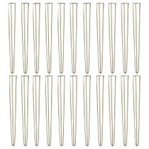 Kit 20 Pés de Metal 90 CM Hairpin Legs Aparador e Mesa de Canto Dourado G41 Kit 20 Pés de Metal 90 CM Hairpin Legs Aparador e Mesa de Canto Dourado G41